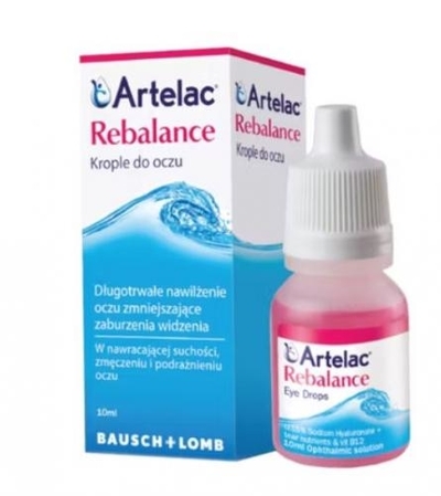 Zdjęcie Artelac Rebalance krop.do oczu 10 ml