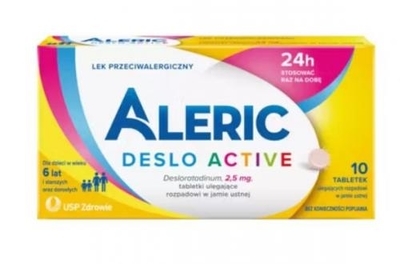 Zdjęcie Aleric Deslo Active tabl.uleg.rozp.2,5mg