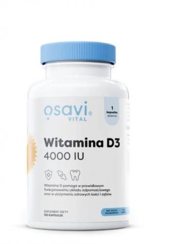 Zdjęcie Osavi Witamina D3 4000 IU kaps.miękkie 120