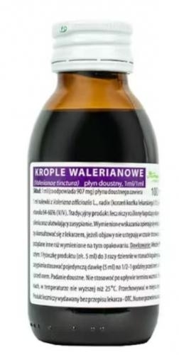 Zdjęcie Krople walerianowe krople 100 ml Herbapol