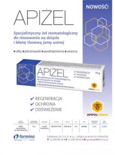 Zdjęcie Apiżel Żel stomatologiczny specjalistyczny