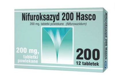 Zdjęcie Nifuroksazyd HASCO 0,2g 12 tabl.