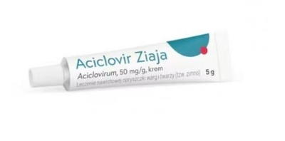 Zdjęcie Aciclovir Ziaja krem 0,05 g/g 5 g (tub.)