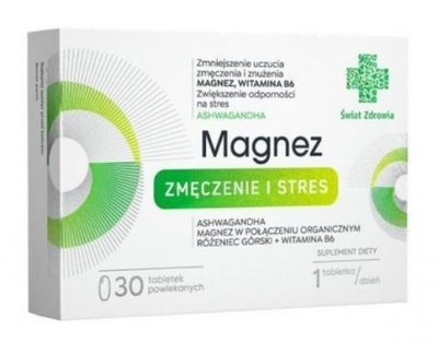 Zdjęcie Magnez Zmęczenie i Stres Świat Zdrowia tab