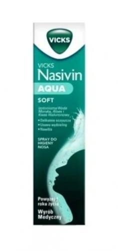 Zdjęcie Vicks Nasivin Aqua Soft, woda morska 120ml