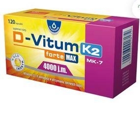 Zdjęcie D-Vitum Forte Max 4000 j.m. K2 kaps. 60kap