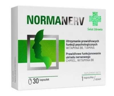Zdjęcie Normanerv Świat Zdrowia kaps. 30 kaps.