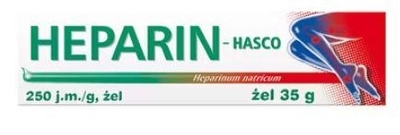 Zdjęcie Heparin Hasco żel 250jm/g 35g