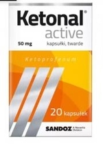 Zdjęcie Ketonal Active kaps.twarde 0,0...