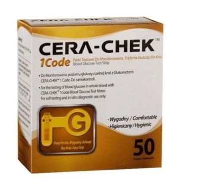 Zdjęcie Cera-Chek 1 Code test paskowy testpask. 50