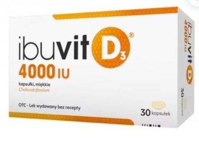Zdjęcie Ibuvit D3 4000 IU kaps.miękkie 4000I.U. 60