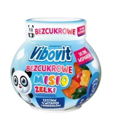 Zdjęcie Vibovit Misio żelki smak owocowy bezcukrow