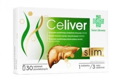 Zdjęcie Celiver Slim Świat Zdrowia tabl.powl. 30ta
