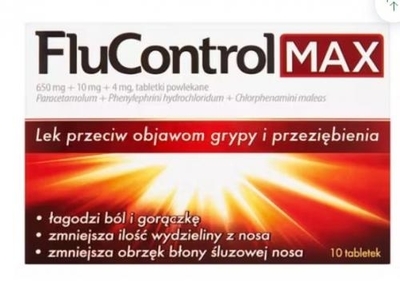 Zdjęcie Flucontrol Max tabl.powl.10szt