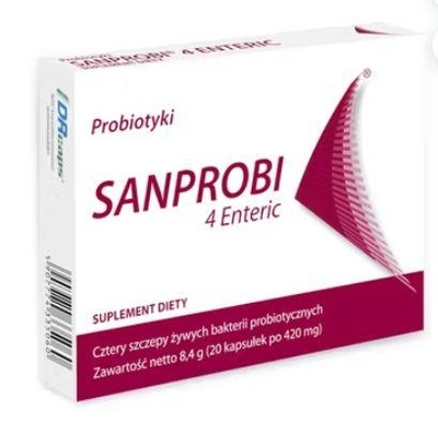 Zdjęcie Sanprobi 4 Enteric kaps. 20 kaps.