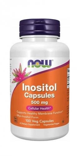 Zdjęcie Now Foods Inositol Capsules 500 mg 100k