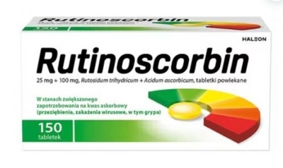 Zdjęcie Rutinoscorbin tabl.powl. 0,1g+0,025g 210ta