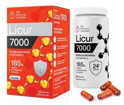 Zdjęcie LICUR7000 kaps.twarde 60 kaps.