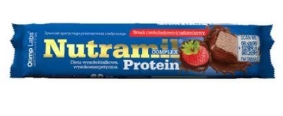Zdjęcie Olimp Nutramil Complex Protein baton o smaku czekoladowo-truskawkowym 1 sztuka