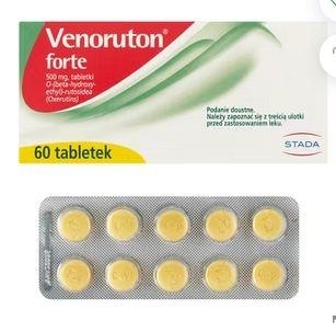 Zdjęcie Venoruton forte tabl. 0,5 g 60 tabl.