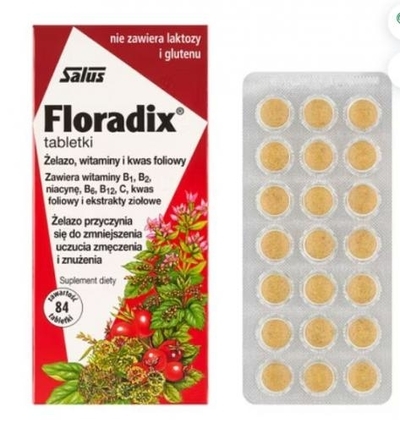 Zdjęcie Floradix tabletki tabl. 84 tabl.