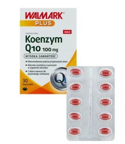 Zdjęcie Koenzym Q10 100mg MAX kaps. 0,1 g 30 kaps.