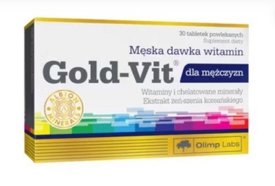 Zdjęcie OLIMP Gold-Vit dla mężczyzn tabl.powl. 30t