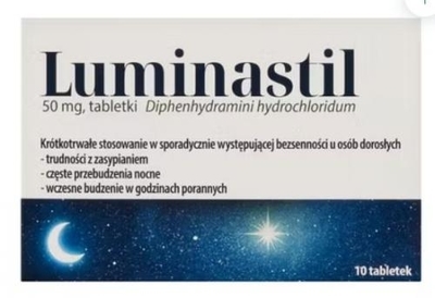 Zdjęcie Luminastil tabl. 50 mg 10 tabl.