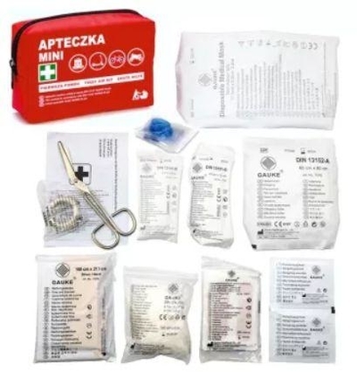 Zdjęcie Apteczka MINI PLUS DIN 13167 - mała i podręczna pomoc