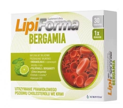 Zdjęcie Lipiforma Bergamia kaps. 30 kaps. (2x15)