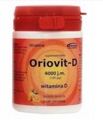 Zdjęcie Oriovit-D 4000 j.m. (100mcg) 100 tabletek