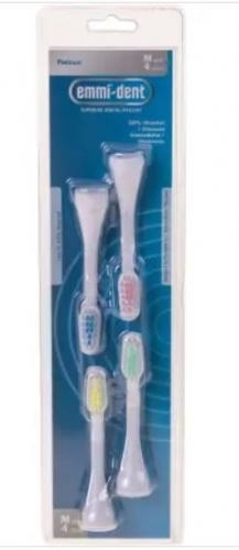 Zdjęcie Emag Emmi-Dent 4 końcówki M4 do szczoteczek Emmi dent Platinum