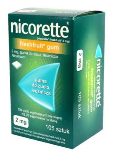 Zdjęcie Nicorette Freshmint Gum gżucialecz.4mg 105