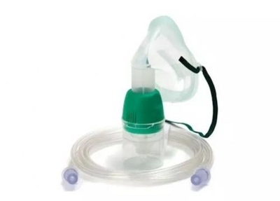 Zdjęcie Zestaw do inhalacji dla dzieci nebulizator Cirrus 2, maska EcoLite dren