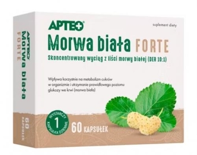 Zdjęcie Morwa biała FORTE APTEO kaps. 60 kaps.