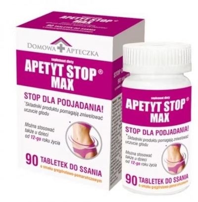 Zdjęcie Domowa Apteczka Apetyt Stop Max tabl. 90ta