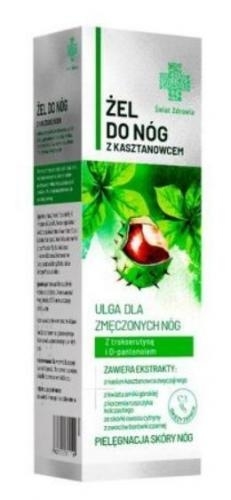 Zdjęcie ŚWIAT ZDROWIA Zel do nóg z kasztanow.200ml