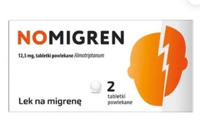 Zdjęcie Nomigren tabl.powl. 12,5 mg 2 tabl.