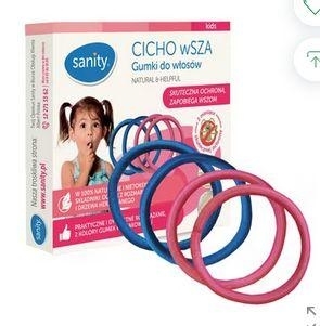 Zdjęcie CICHO wSZA Gumki do włosów 1op.(4szt.)