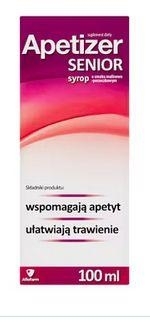 Zdjęcie Apetizer SENIOR Syrop sm.malin-porze.100ml