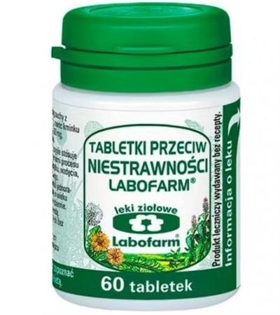 Zdjęcie Tabletki p/niestrawności 90 tabl.LABOFARM