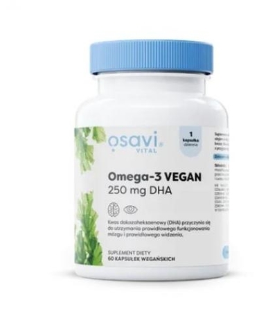 Zdjęcie Osavi Omega-3 Vegan 250 mg DHA kaps.60szt