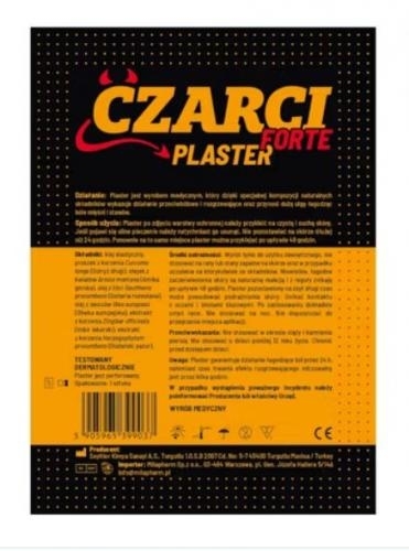 Zdjęcie CZARCI PLASTER Rozgrzewający Plaster 50szt