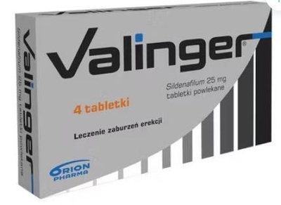 Zdjęcie Valinger 25 mg 4 tabletki