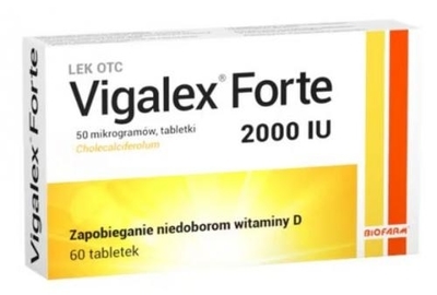 Zdjęcie Vigalex Forte tabl. 2 000 I.U. 60 tabl.