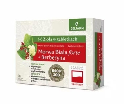 Zdjęcie Morwa Biała Forte + Berberyna tabl. 60tabl