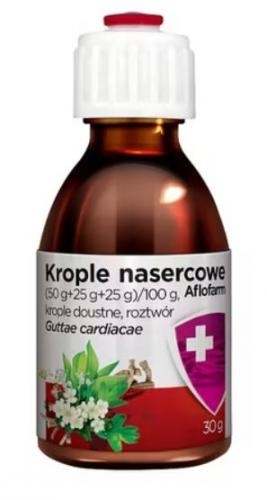 Zdjęcie Krople nasercowe 30 g Aflofarm