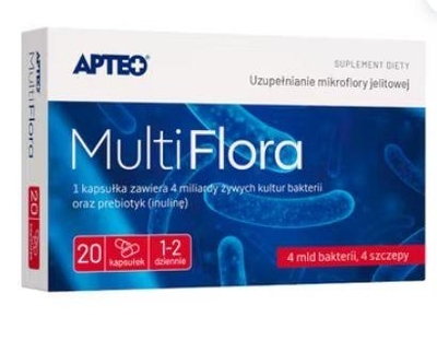 Zdjęcie Multi Flora APTEO kaps.twarde 20 kaps.