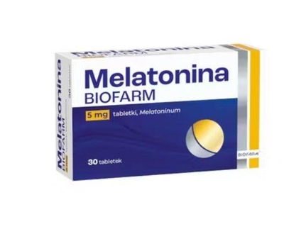 Zdjęcie Melatonina Biofarm tabl. 5 mg 30 tabl.