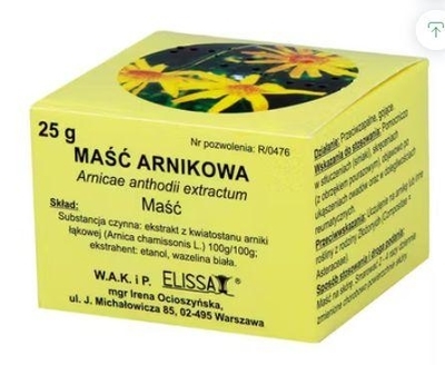 Zdjęcie Maść arnikowa 25g Elissa